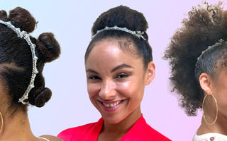 3 banana clip styles for thick curly hair