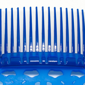 comfy silicone plastic double hairzing comb