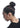 Woman with bun wearing ruffle ribbon banana clip