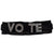 Vote Ponytail Hair Tie & Decorative Rhinestone Wristband